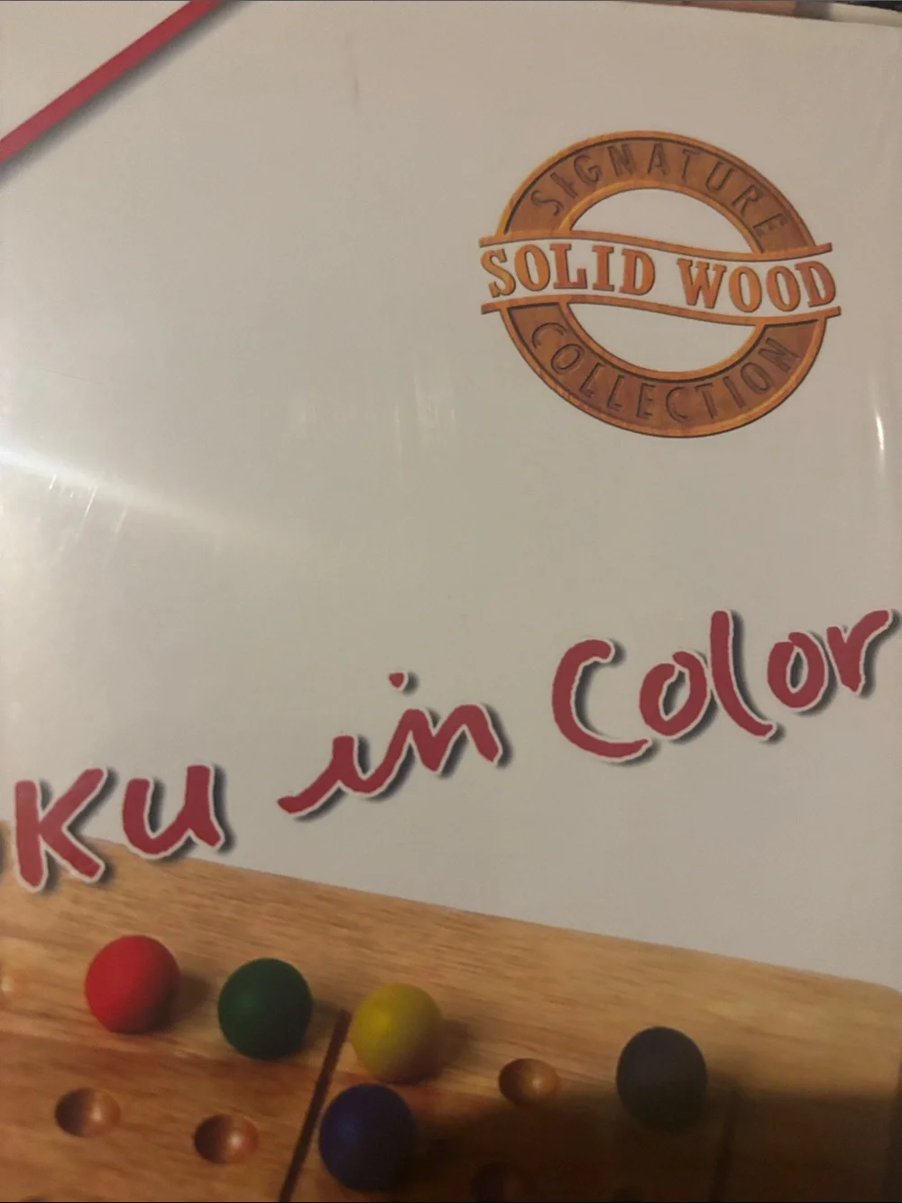 Color Sudoku Game - Multicolor Wooden Puzzle